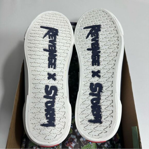 NIB  Revenge X Storm Vol. 2 Hi-Top Sneakers Lilac/Dark Navy Mens Size 10 - Picture 9 of 12